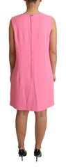 Dolce & Gabbana Pink Shift Sleeveless Knee Length Dress -   -  Dolce & Gabbana.