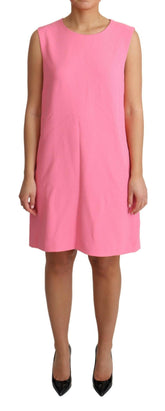 Dolce & Gabbana Pink Shift Sleeveless Knee Length Dress -   -  Dolce & Gabbana.