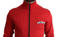 Dolce & Gabbana Red DG Motor Club Zippered Cardigan Sweater -   -  Dolce & Gabbana.