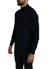 MILA SCHÖN Dark Blue Crewneck Pullover 100% Wool Sweater -   -  MILA SCHÖN.