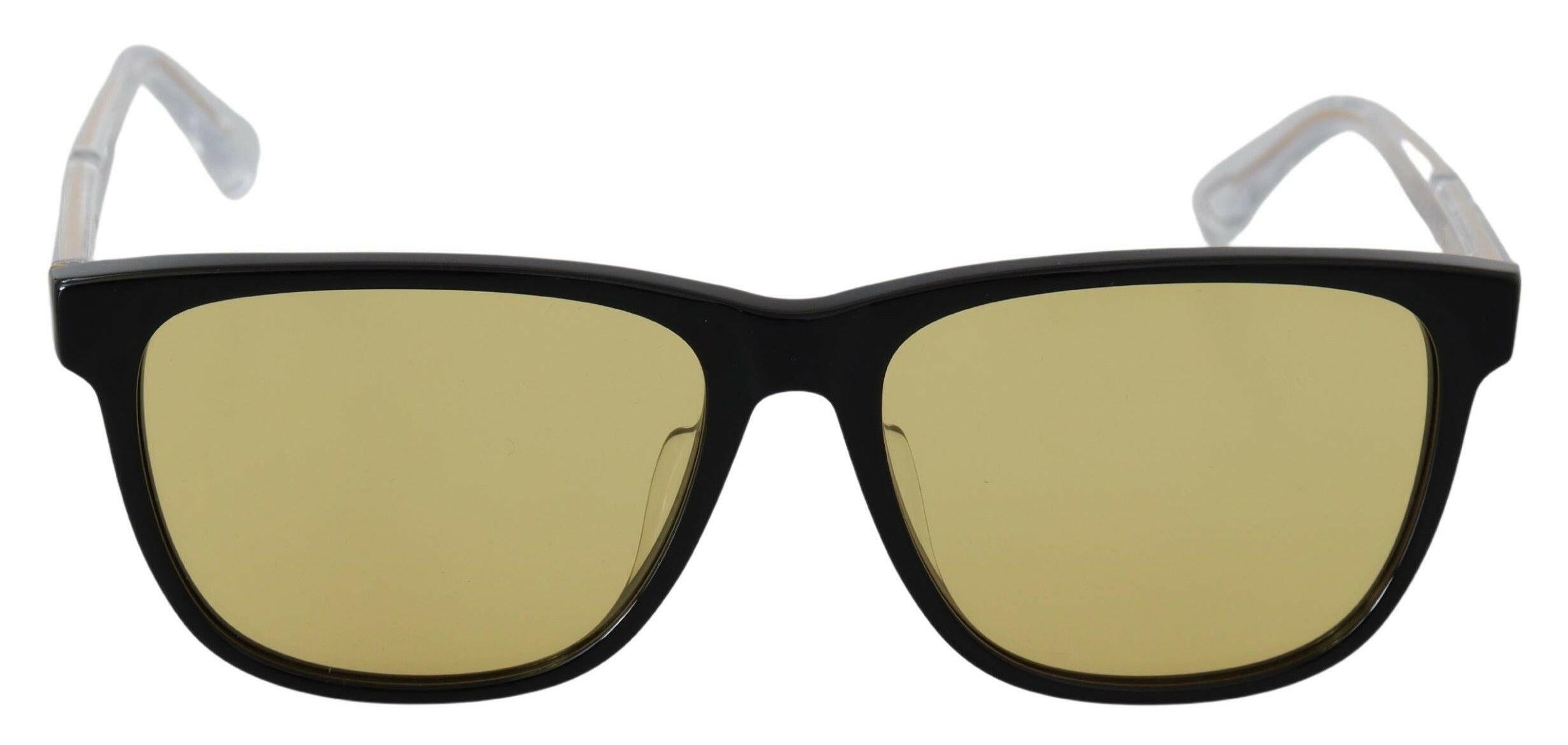 Diesel Black Frame DL0330-D 01E 57 Yellow Transparent Lenses Sunglasses -  Jewellery, Women -  Diesel.