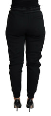 Dolce & Gabbana Black Polyester Neoprene Jogger Trouser Pants - - Dolce & Gabbana.