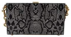 Dolce & Gabbana Gray Fashion Devotion Clutch Plexi SICILY BOX Purse -   -  Dolce & Gabbana.