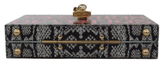 Dolce & Gabbana Gray Fashion Devotion Clutch Plexi SICILY BOX Purse -   -  Dolce & Gabbana.