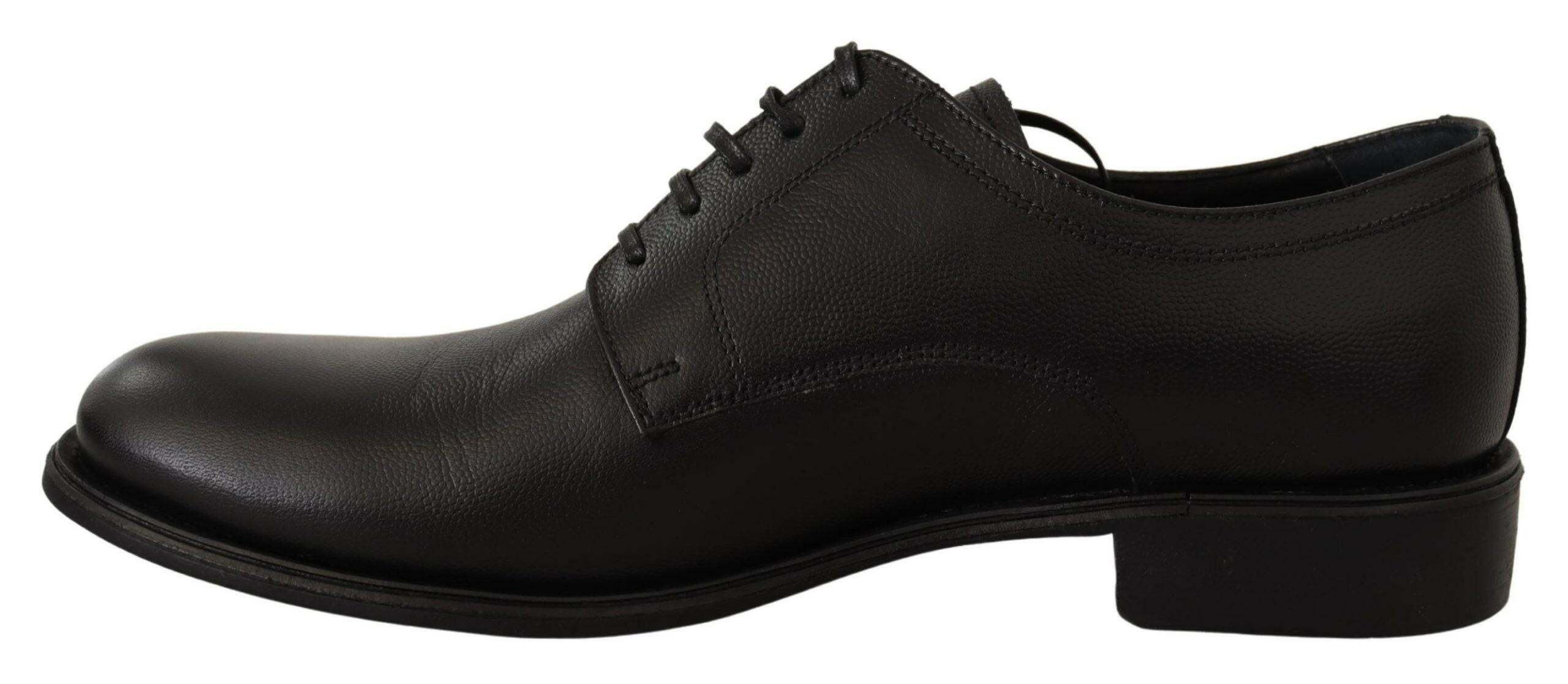 Dolce & Gabbana Black Leather Lace Up Mens Formal Derby Shoes -   -  Dolce & Gabbana. Dolce & Gabbana Black Leather Lace Up Mens Formal Derby Shoes -   -  Dolce & Gabbana.