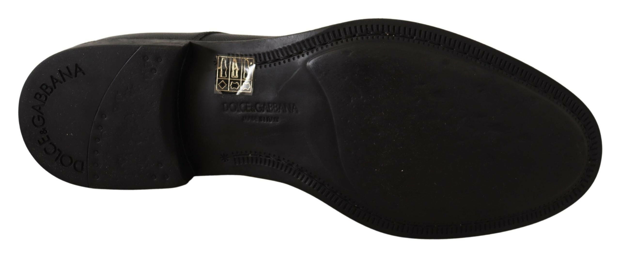 Dolce & Gabbana Black Leather Lace Up Mens Formal Derby Shoes -   -  Dolce & Gabbana. Dolce & Gabbana Black Leather Lace Up Mens Formal Derby Shoes -   -  Dolce & Gabbana.