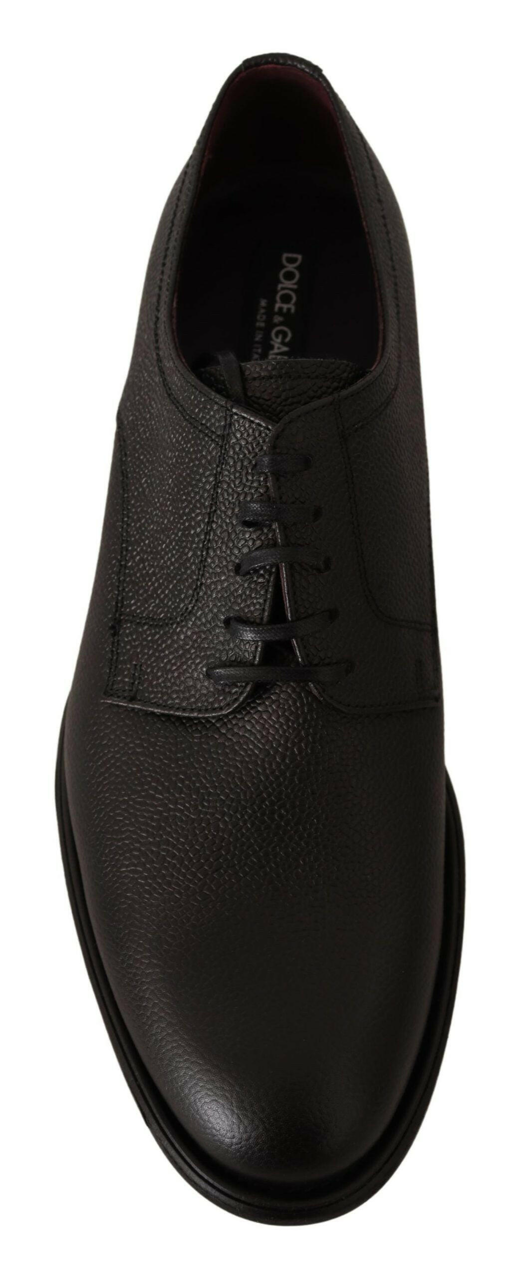 Dolce & Gabbana Black Leather Lace Up Mens Formal Derby Shoes -   -  Dolce & Gabbana. Dolce & Gabbana Black Leather Lace Up Mens Formal Derby Shoes -   -  Dolce & Gabbana.