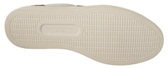 Dolce & Gabbana White Suede Leather Mens Low Tops Sneakers -   -  Dolce & Gabbana.