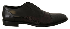 Dolce & Gabbana Black Leather Exotic Skins Formal Shoes -   -  Dolce & Gabbana.