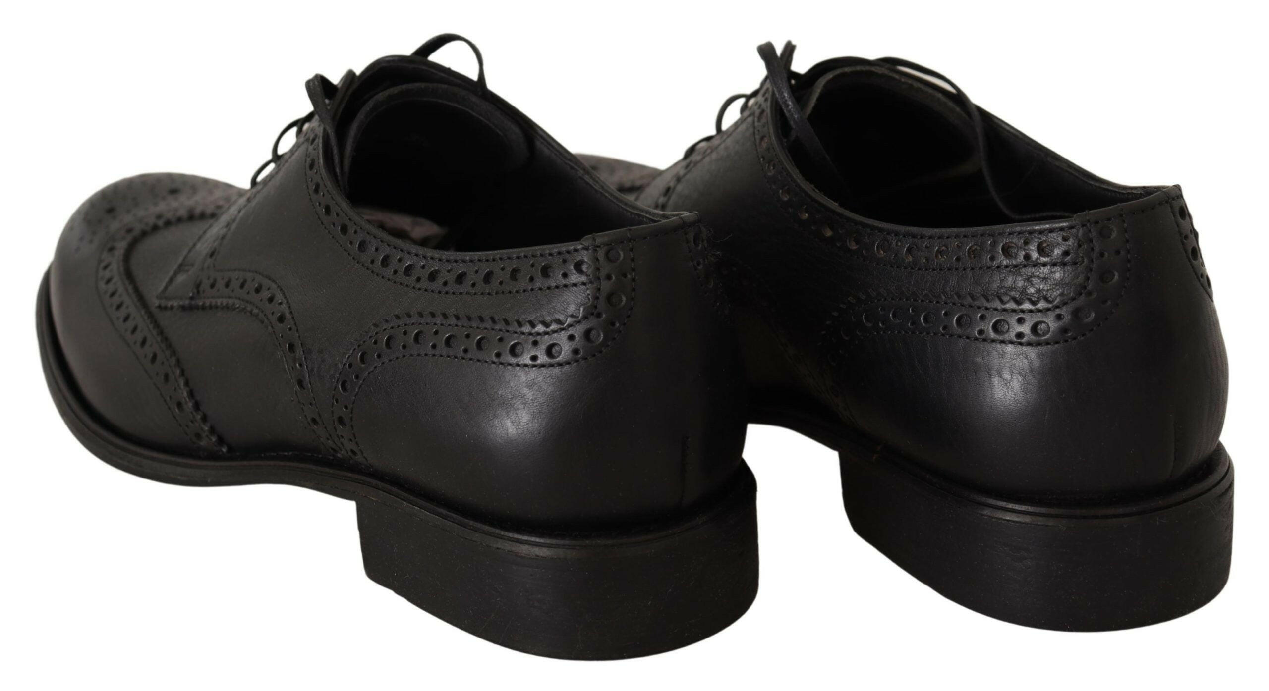 Dolce & Gabbana Black Leather Oxford Wingtip Formal Dress Shoes -   -  Dolce & Gabbana. Dolce & Gabbana Black Leather Oxford Wingtip Formal Dress Shoes -   -  Dolce & Gabbana.