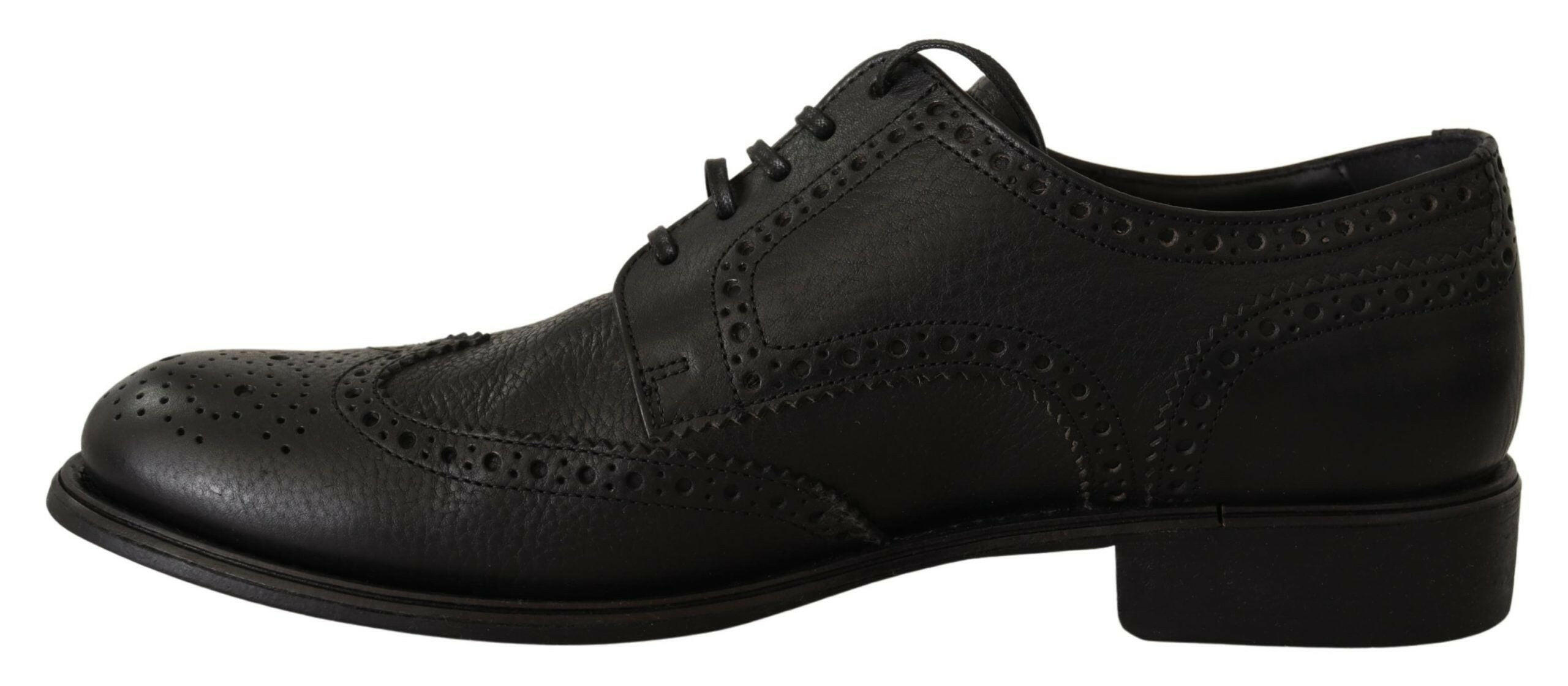 Dolce & Gabbana Black Leather Oxford Wingtip Formal Dress Shoes -   -  Dolce & Gabbana. Dolce & Gabbana Black Leather Oxford Wingtip Formal Dress Shoes -   -  Dolce & Gabbana.