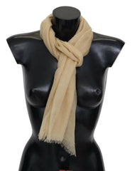 Missoni Beige Cashmere Unisex Neck Scarf - - Missoni.