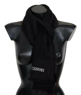 Missoni Black 100% Wool Unisex Neck Wrap Scarf -   -  Missoni.