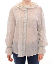 Vika Gazinskaya Blue Cotton Blouse Tunic -   -  Vika Gazinskaya.