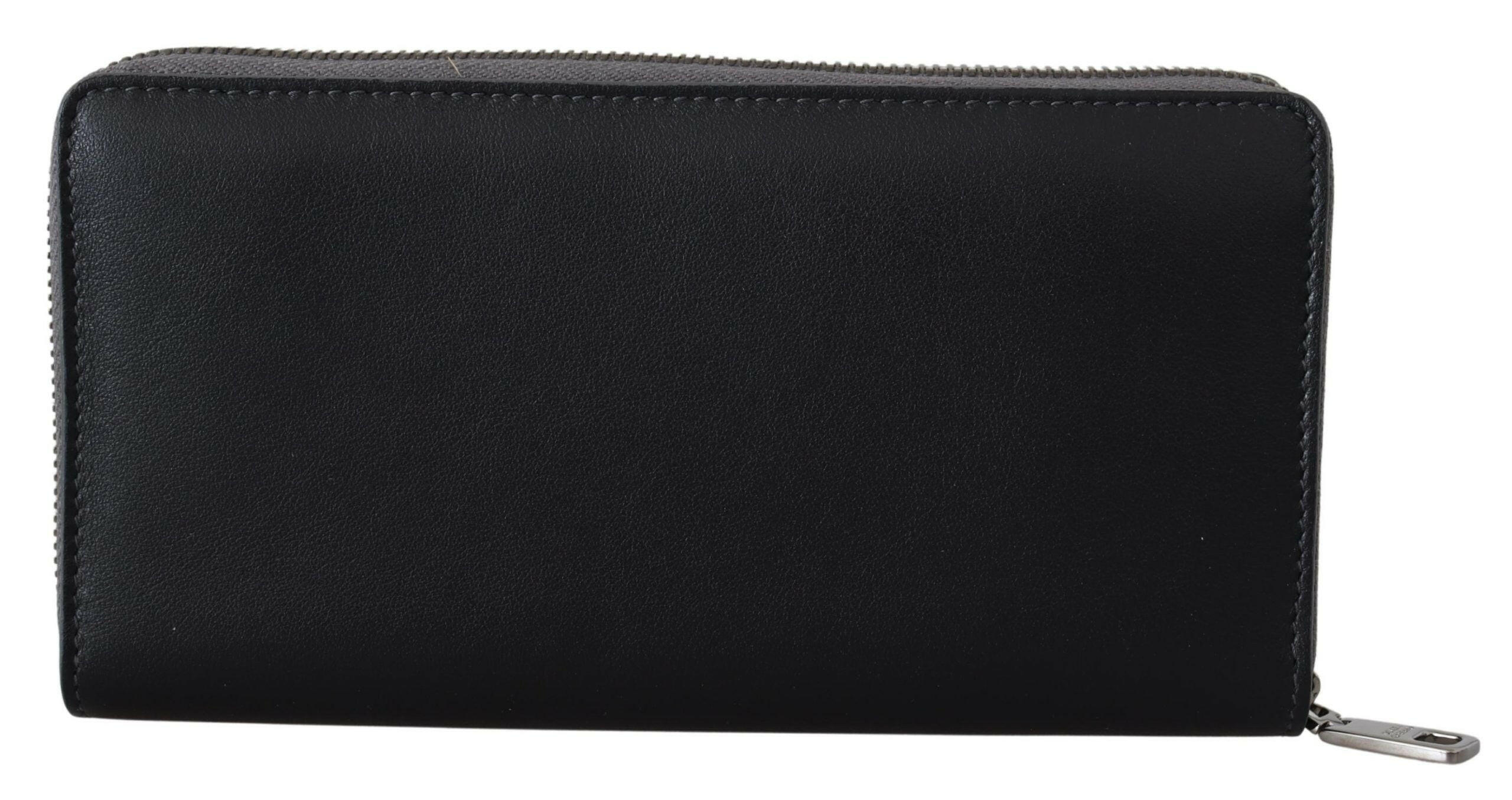 Dolce & Gabbana Black Zip Around Continental Clutch Leather Wallet -  Leather Wallet for Men -  Dolce & Gabbana. Dolce & Gabbana Black Zip Around Continental Clutch Leather Wallet -  Leather Wallet for Men -  Dolce & Gabbana.