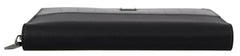 Dolce & Gabbana Black Zip Around Continental Clutch Leather Wallet -  Leather Wallet for Men -  Dolce & Gabbana.