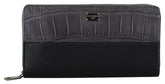 Dolce & Gabbana Black Zip Around Continental Clutch Leather Wallet -  Leather Wallet for Men -  Dolce & Gabbana.