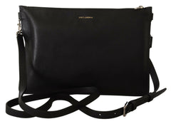 Dolce & Gabbana Black Exotic Leather Shoulder Sling Alta Sartoria Bag -  Shoulder Bag for Men -  Dolce & Gabbana.