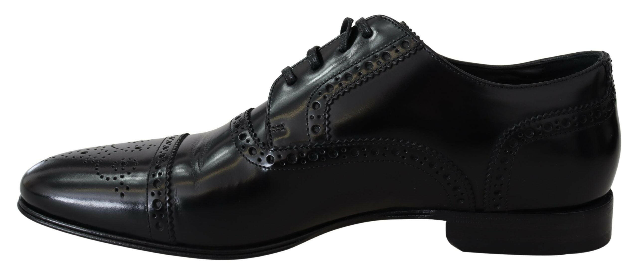 Dolce & Gabbana Black Leather Men Derby Formal Loafers Shoes -   -  Dolce & Gabbana. Dolce & Gabbana Black Leather Men Derby Formal Loafers Shoes -   -  Dolce & Gabbana.