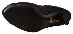 Dolce & Gabbana Black Stretch Short Ankle Boots Shoes -   -  Dolce & Gabbana.