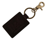 Dolce & Gabbana Brown Leather Logo Metal Ring Hook Keychain -  Men´s Keychains -  Dolce & Gabbana.