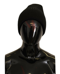 Dolce & Gabbana Black Wool Knit Women Winter Hat -   -  Dolce & Gabbana.