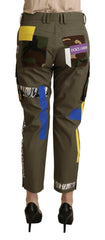 Dolce & Gabbana Green Military Cargo Trouser Cotton Pants -   -  Dolce & Gabbana.