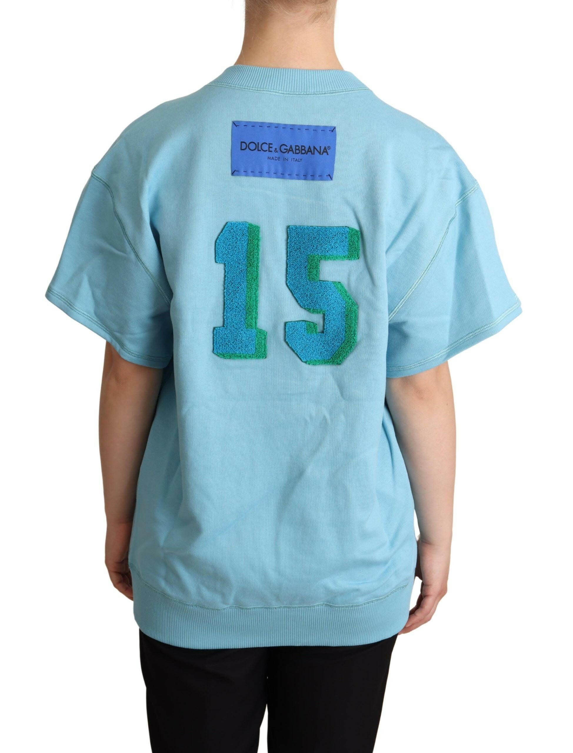 Dolce & Gabbana BLue Queen Of Hearts Card Sweater T-shirt -   -  Dolce & Gabbana. Dolce & Gabbana BLue Queen Of Hearts Card Sweater T-shirt -   -  Dolce & Gabbana.