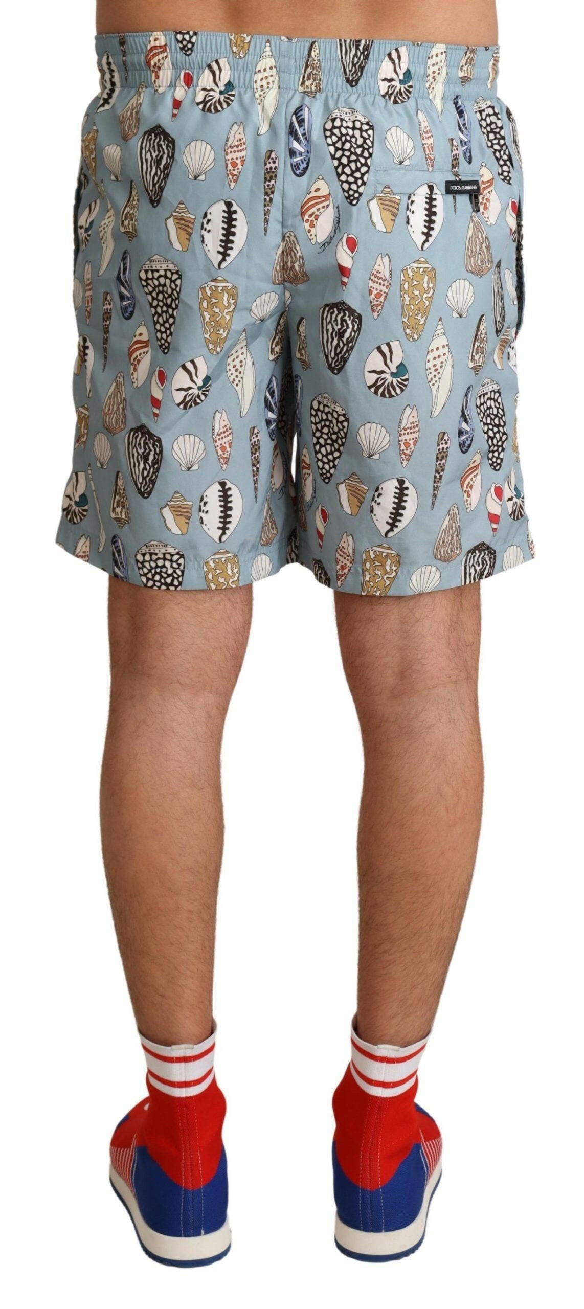 Dolce & Gabbana Blue Seashell Beachwear Swimwear Shorts -   -  Dolce & Gabbana. Dolce & Gabbana Blue Seashell Beachwear Swimwear Shorts -   -  Dolce & Gabbana.