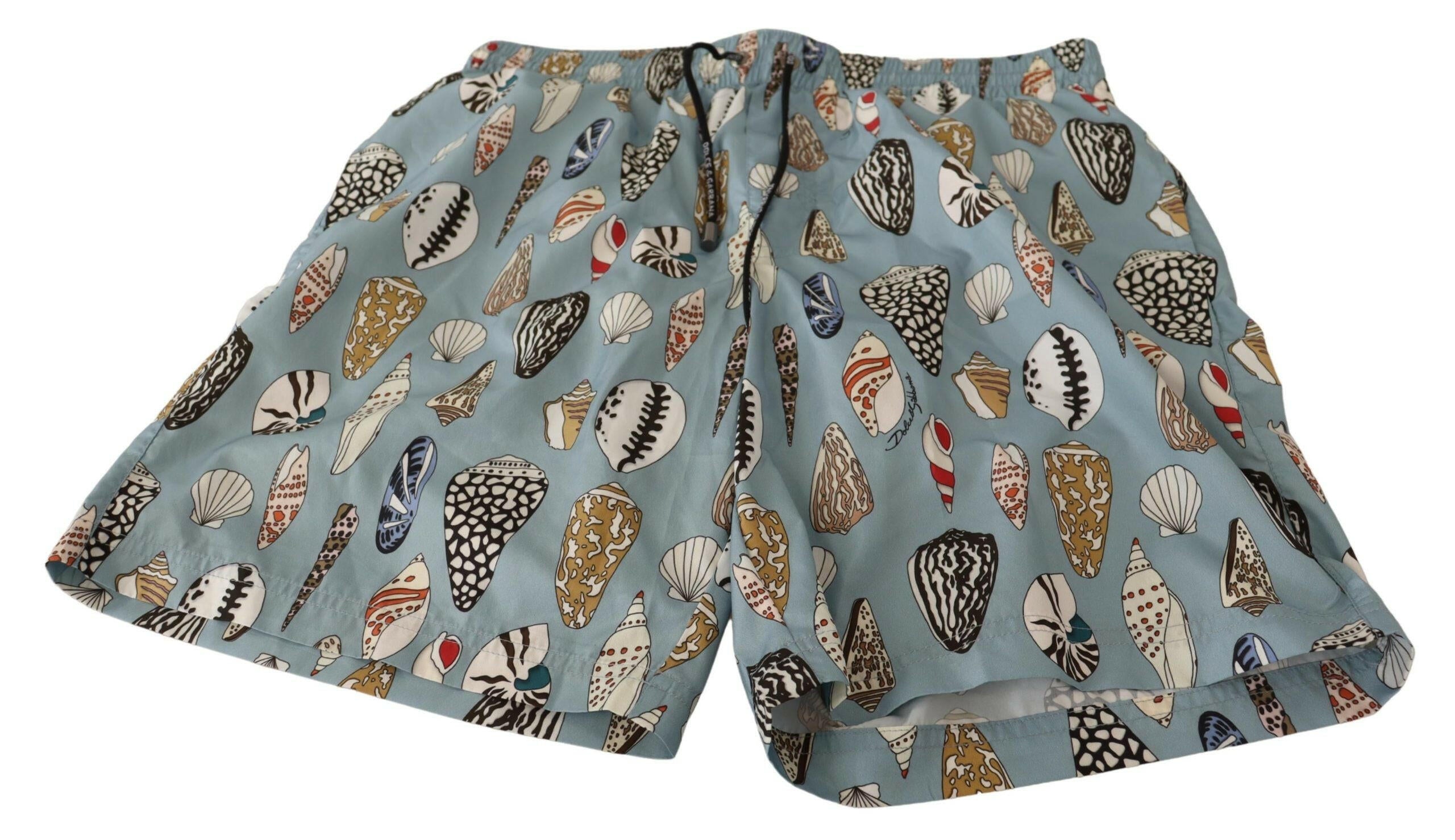 Dolce & Gabbana Blue Seashell Beachwear Swimwear Shorts -   -  Dolce & Gabbana. Dolce & Gabbana Blue Seashell Beachwear Swimwear Shorts -   -  Dolce & Gabbana.