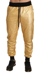 Dolce & Gabbana Gold Pig Of The Year Cotton Trousers Pants -   -  Dolce & Gabbana.