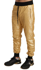Dolce & Gabbana Gold Pig Of The Year Cotton Trousers Pants -   -  Dolce & Gabbana.