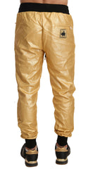 Dolce & Gabbana Gold Pig Of The Year Cotton Trousers Pants -   -  Dolce & Gabbana.