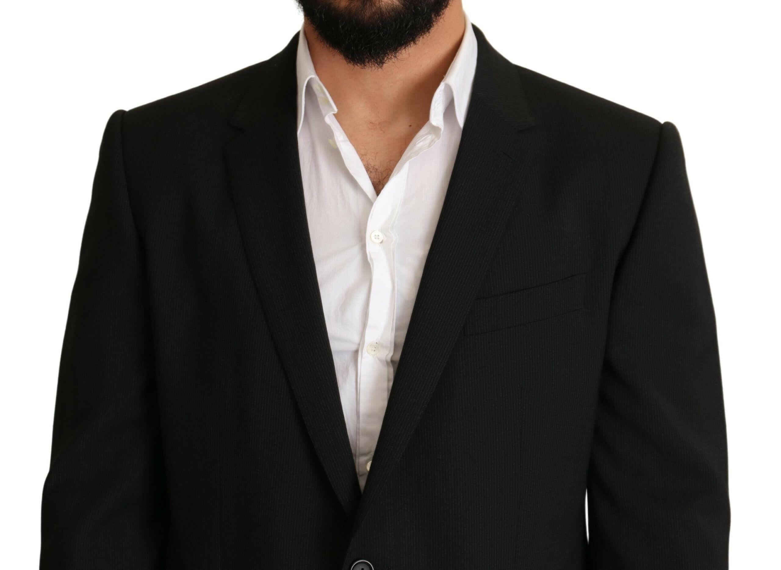 Dolce & Gabbana Black Striped MARTINI Jacket Blazer -   -  Dolce & Gabbana. Dolce & Gabbana Black Striped MARTINI Jacket Blazer -   -  Dolce & Gabbana.