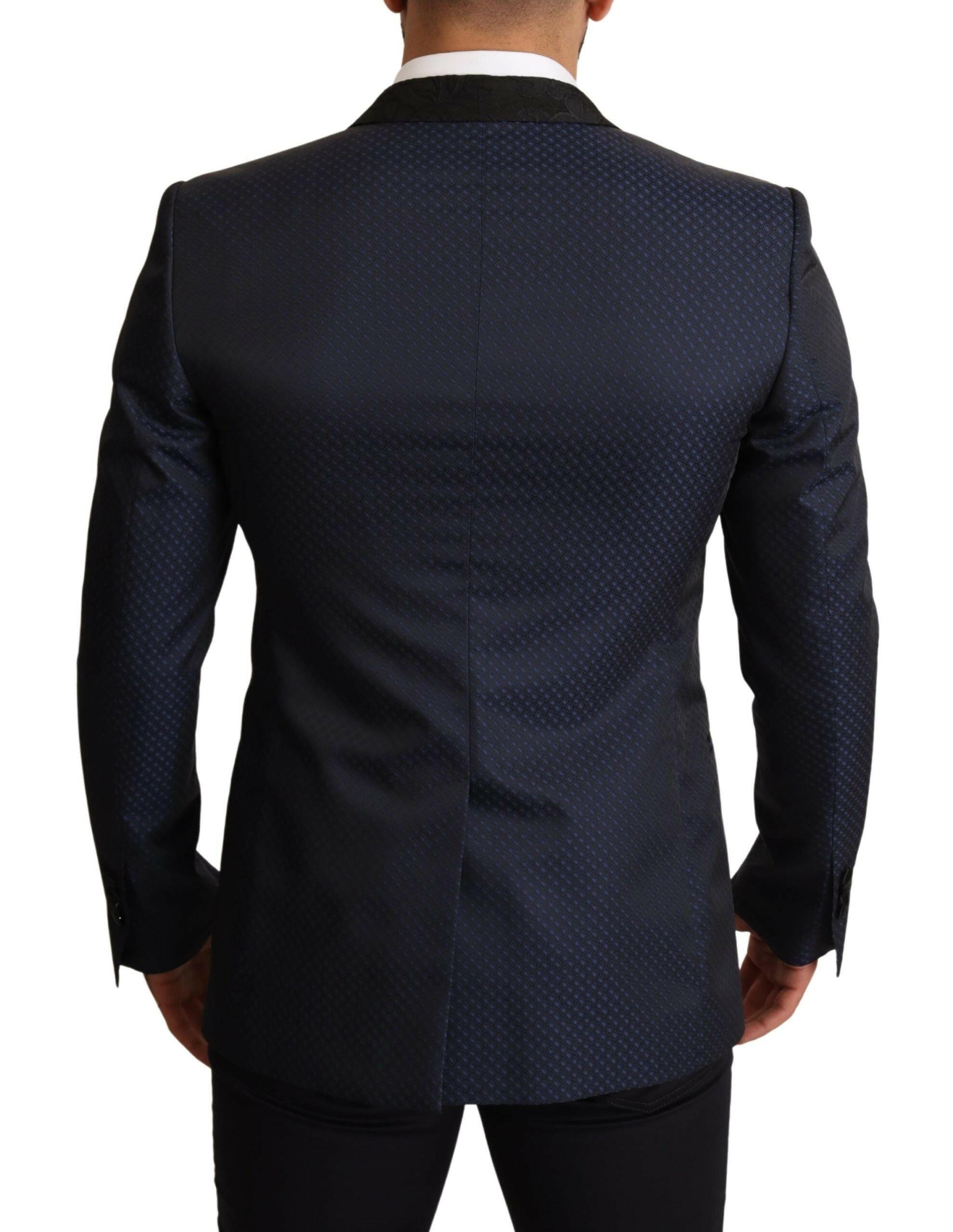 Dolce & Gabbana Blue Wool Slim Fit MARTINI Blazer Jacket -   -  Dolce & Gabbana. Dolce & Gabbana Blue Wool Slim Fit MARTINI Blazer Jacket -   -  Dolce & Gabbana.
