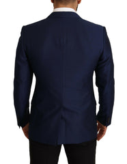Dolce & Gabbana Navy Blue Slim Fit Jacket MARTINI Blazer -   -  Dolce & Gabbana.
