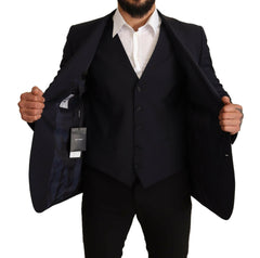 Dolce & Gabbana Blue 2 Piece MARTINI Blazer Suit Jacket -   -  Dolce & Gabbana.
