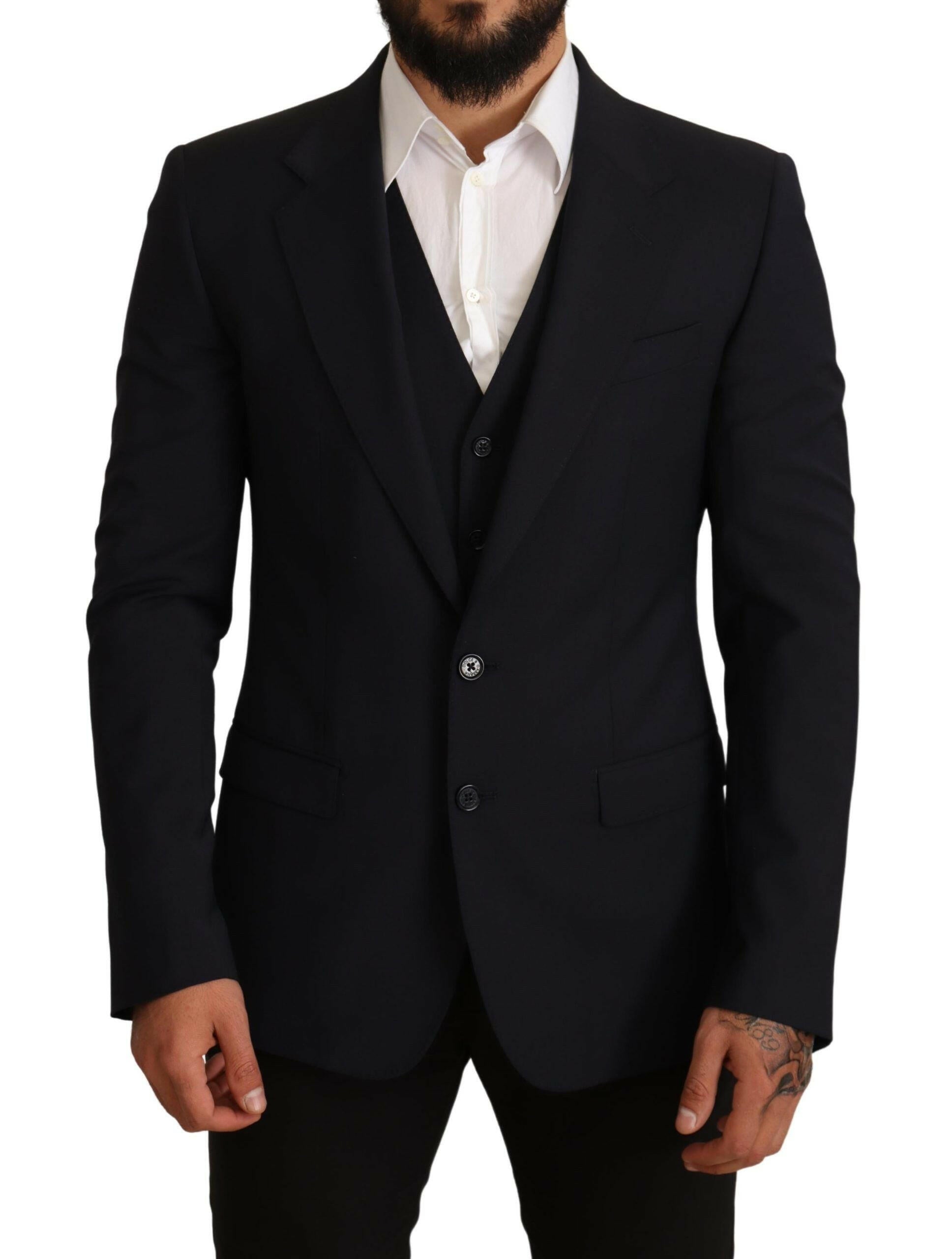 Dolce & Gabbana Blue 2 Piece MARTINI Blazer Suit Jacket -   -  Dolce & Gabbana.