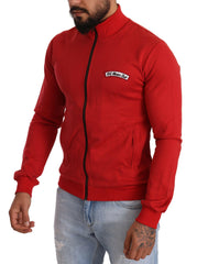 Dolce & Gabbana Red DG Motor Club Zipper Stretch Sweater -   -  Dolce & Gabbana.