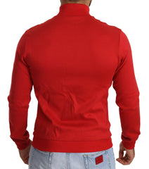 Dolce & Gabbana Red DG Motor Club Zipper Stretch Sweater -   -  Dolce & Gabbana.