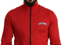 Dolce & Gabbana Red DG Motor Club Zipper Stretch Sweater -   -  Dolce & Gabbana.