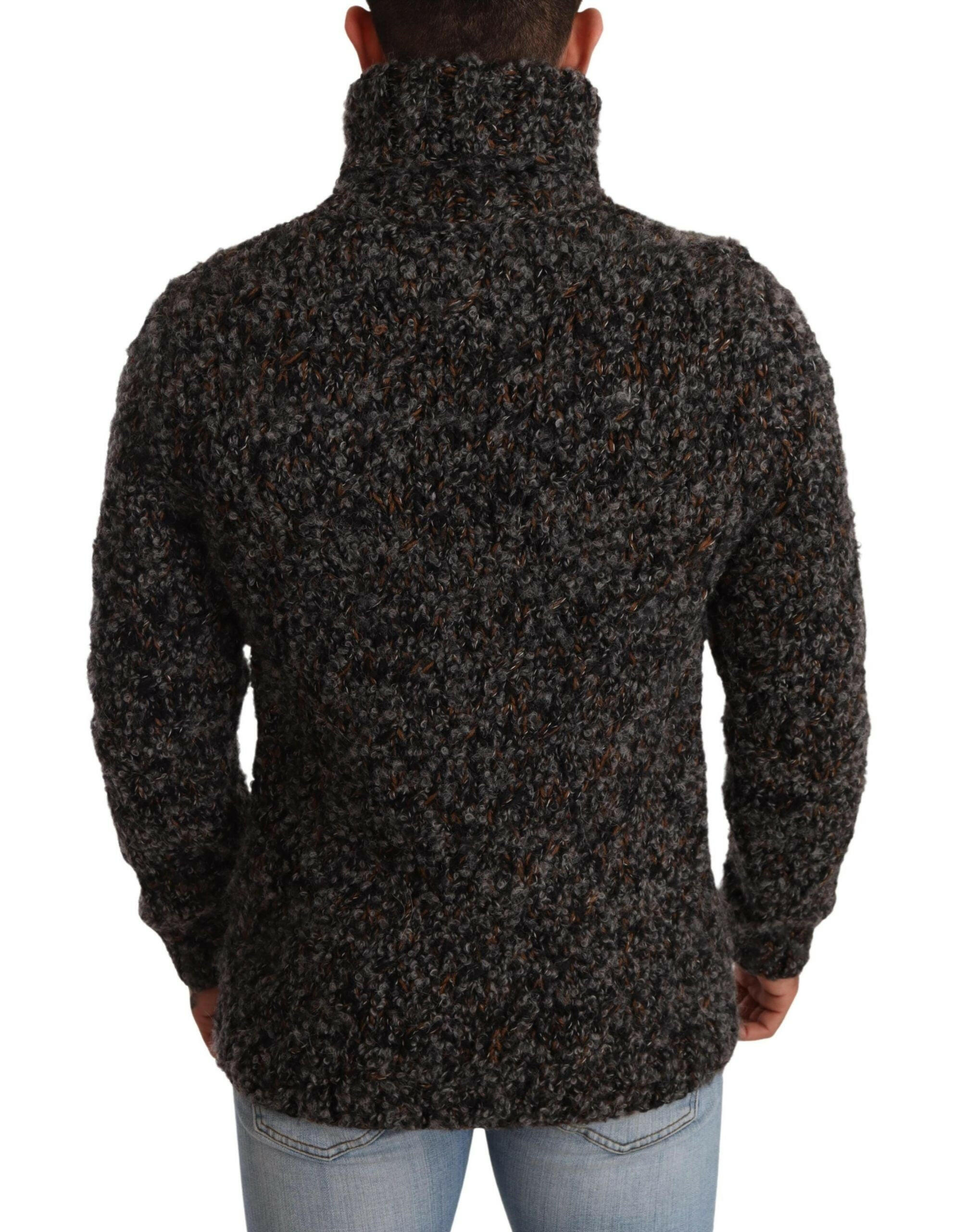 Dolce & Gabbana Gray Wool Blend Turtleneck Pullover Sweater -   -  Dolce & Gabbana. Dolce & Gabbana Gray Wool Blend Turtleneck Pullover Sweater -   -  Dolce & Gabbana.
