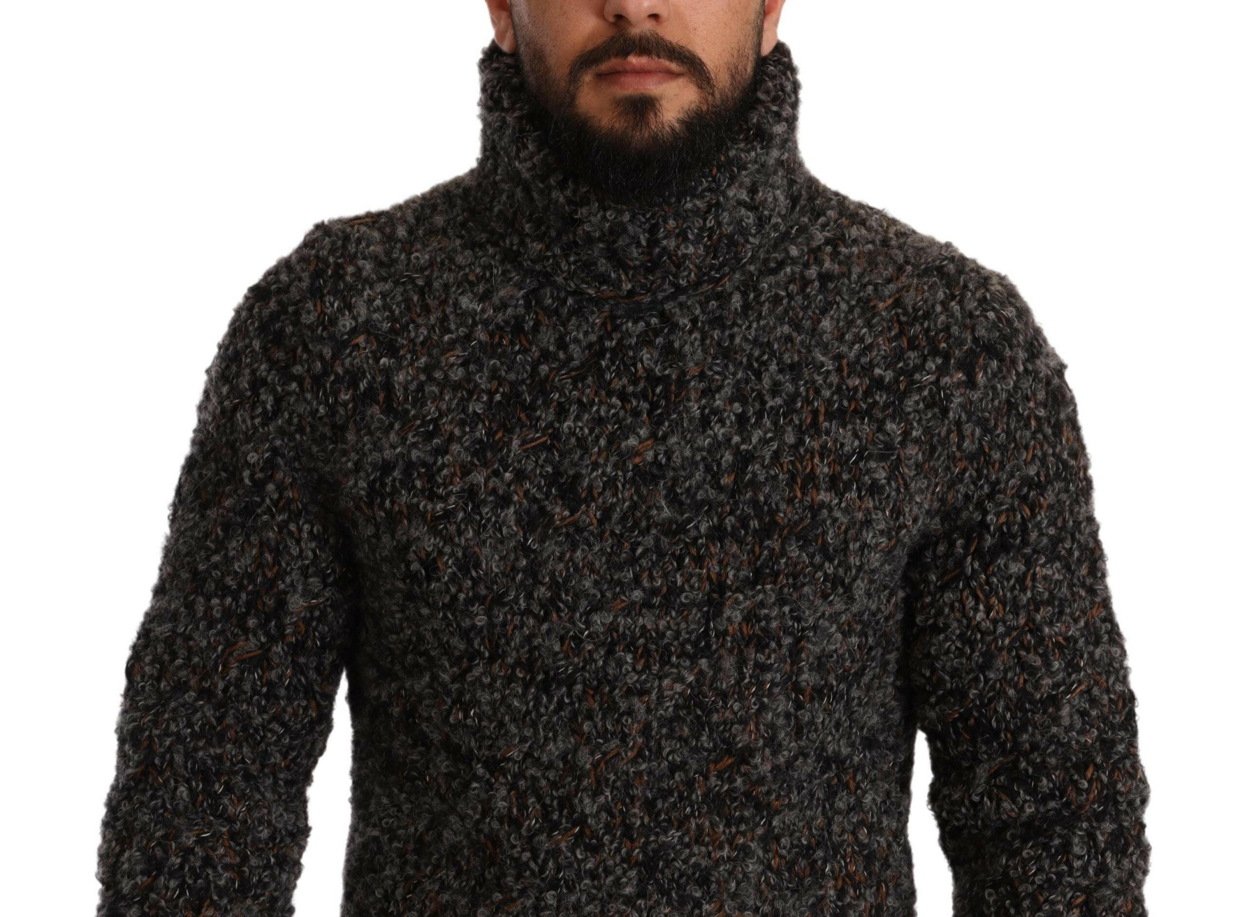 Dolce & Gabbana Gray Wool Blend Turtleneck Pullover Sweater -   -  Dolce & Gabbana. Dolce & Gabbana Gray Wool Blend Turtleneck Pullover Sweater -   -  Dolce & Gabbana.