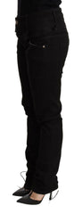 Acht Black Low Waist Skinny Denim Jeans Trouser - - Acht.