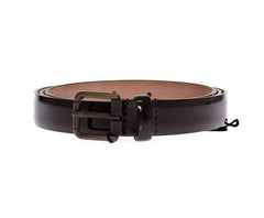 Dolce & Gabbana Brown Leather Logo Belt Cintura Belt -   -  Dolce & Gabbana.