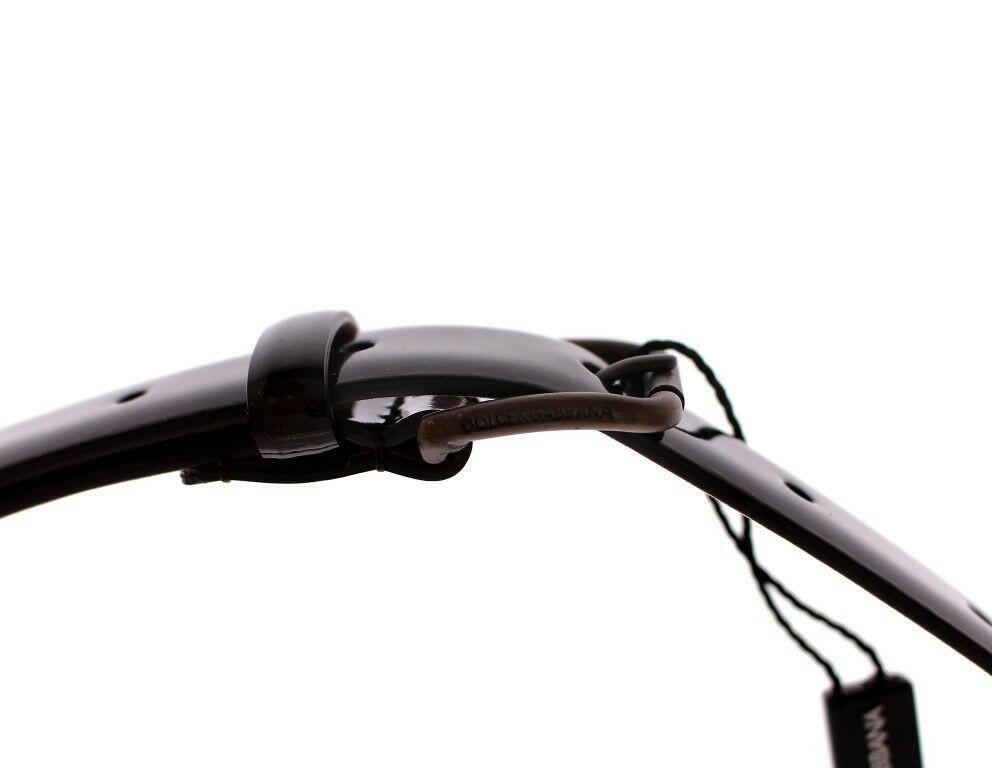 Dolce & Gabbana Brown Leather Logo Belt Cintura Belt -   -  Dolce & Gabbana. Dolce & Gabbana Brown Leather Logo Belt Cintura Belt -   -  Dolce & Gabbana.