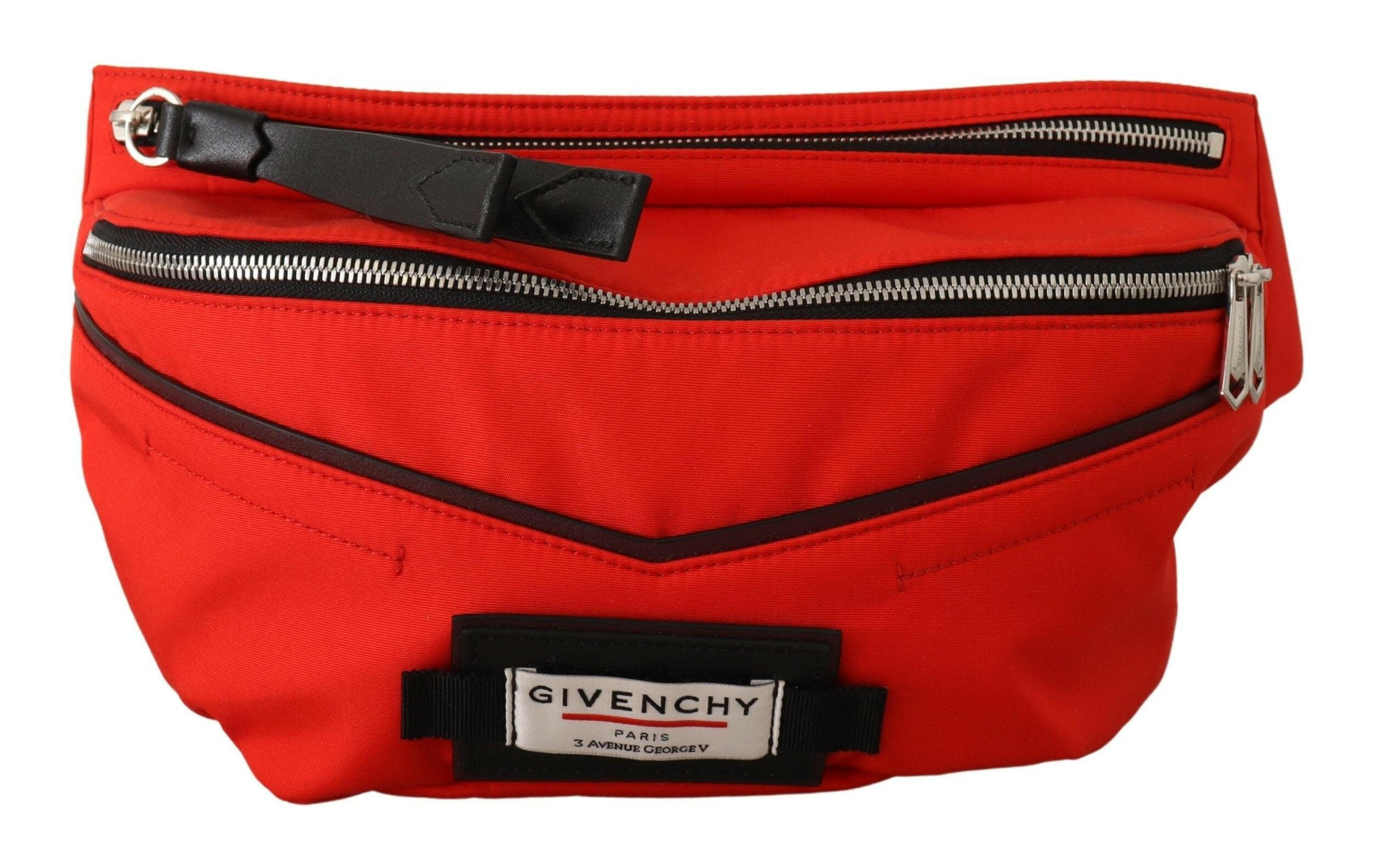 Givenchy Elegant Large Bum Belt Bag in Red and Black -  Luggage and Travel for Men -  Givenchy.
