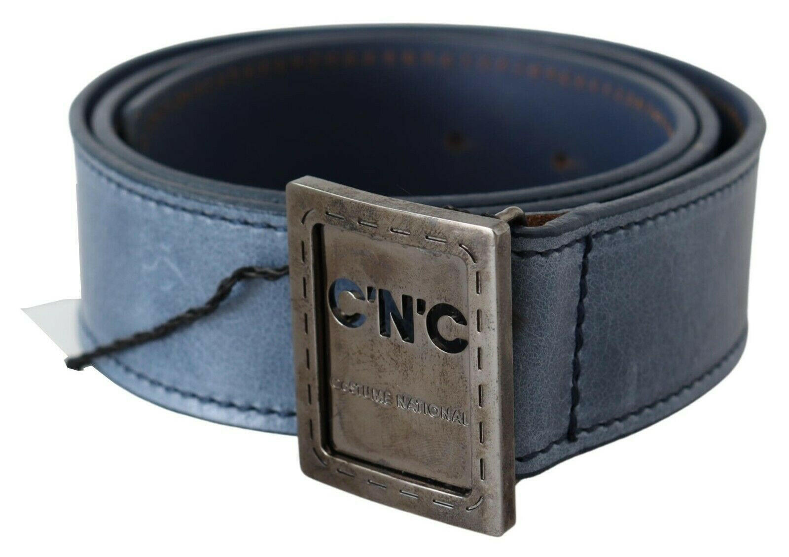 Costume National Blue Normal Leather Logo Buckle Belt -   -  Costume National. Costume National Blue Normal Leather Logo Buckle Belt -   -  Costume National.