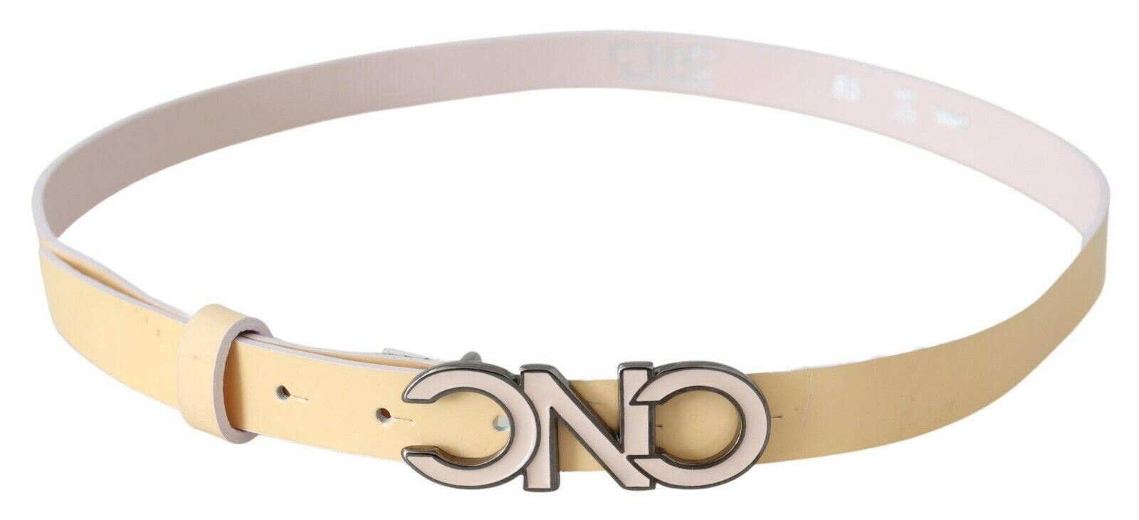 Costume National Beige Leather Pink Letter Logo Belt -   -  Costume National. Costume National Beige Leather Pink Letter Logo Belt -   -  Costume National.