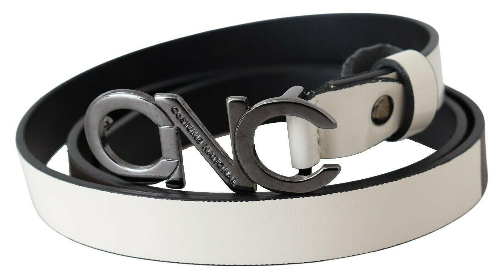 Costume National Belt Mettalic Gray Leather Logo Belt -   -  Costume National. Costume National Belt Mettalic Gray Leather Logo Belt -   -  Costume National.